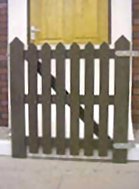 PVC-u gate