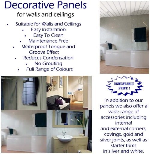 Decorative panelling at unbeatable prices!